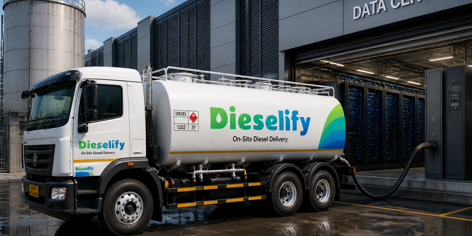 Diesel delivery at a data center